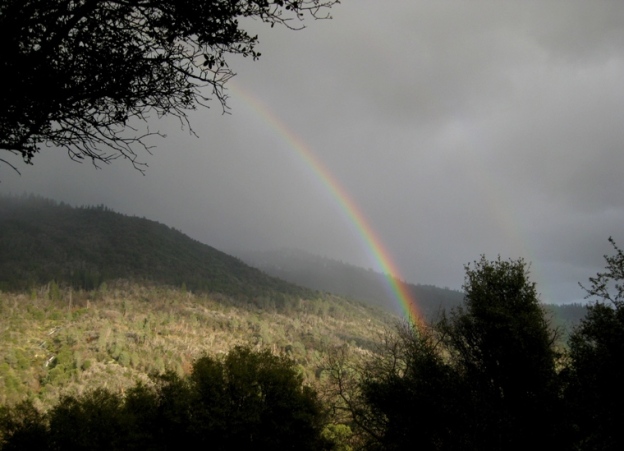 March rainbow, winters end?